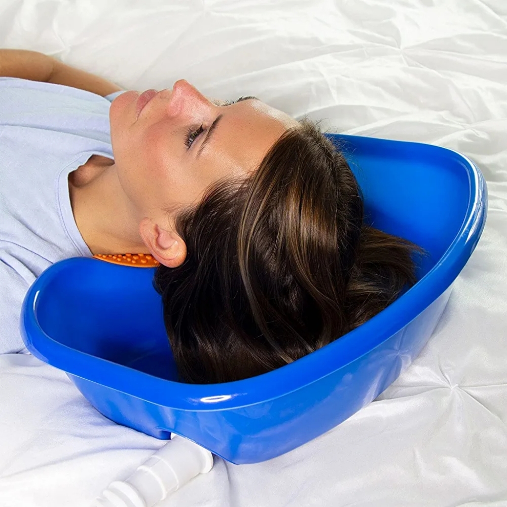 Portable Blue Hair Washing Basin